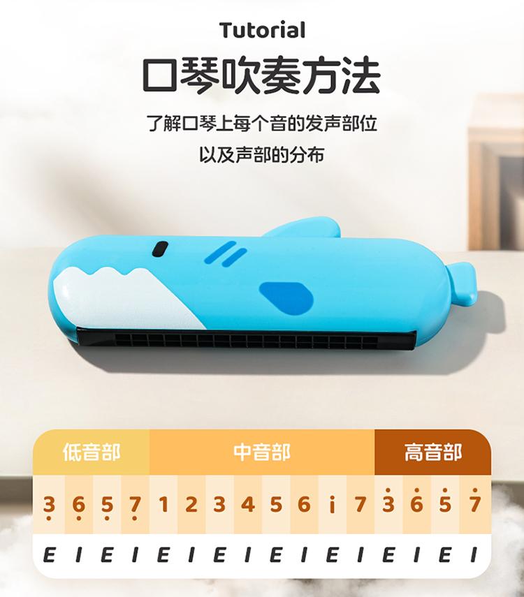 Children's harmonica playing instrument beginners, mouth organ blowing whistle, early education toys for babies, introductory whistle, small horn