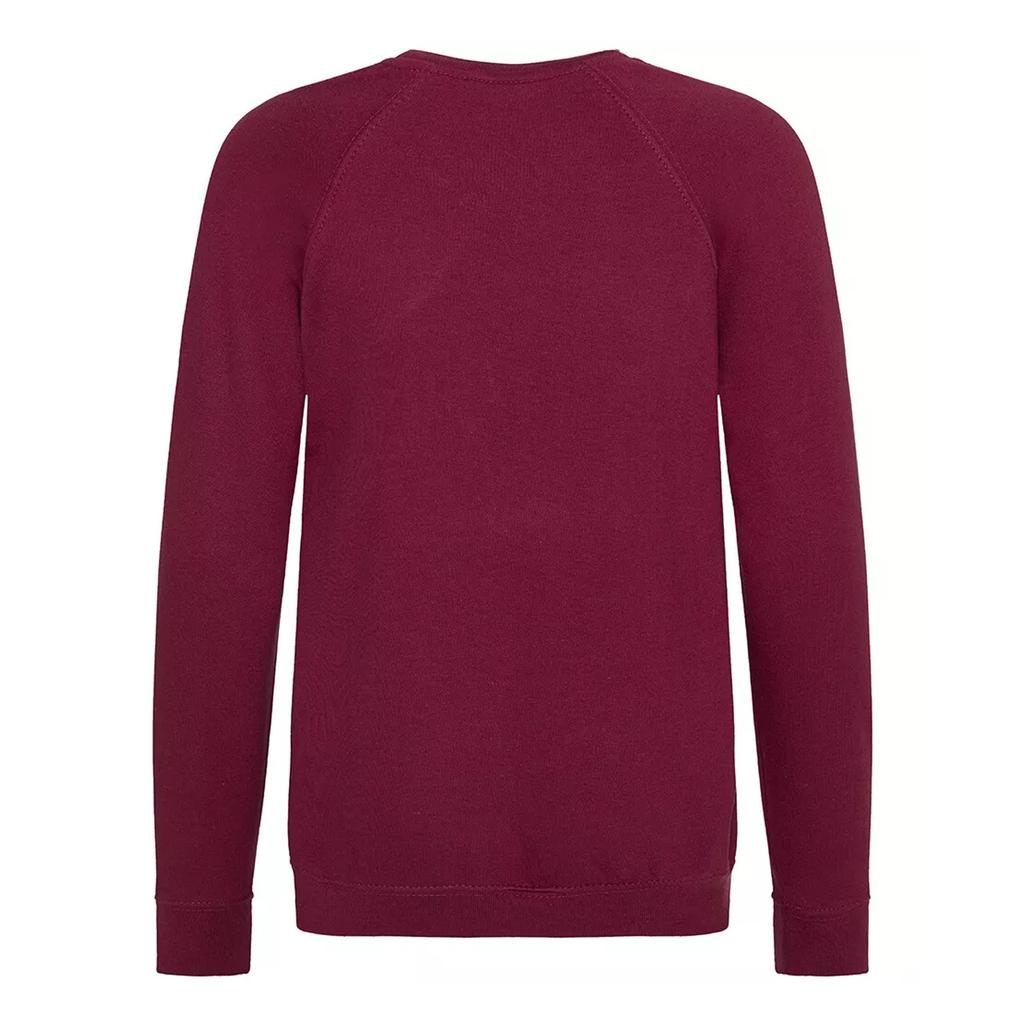 AWDis Academy Childrens/Kids Crew Neck Raglan School Sweatshirt (Pack of 2)