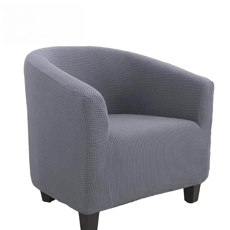 Polar Fleece Pineapple Grid Corn Kernels Thickened Elastic Single Seat Cover Chair Cover