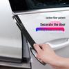 Universal 5D Carbon Fiber Anti-Collision & Anti-Kick Car Door Sill Protector Sticker