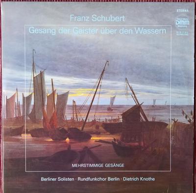 LP Record FRANZ SCHUBERT - BERLIN SOLOISTS ·  - Gesang Der Geister Über Den Wassern 725108 ETERNA 1989 German Dem Classical Used