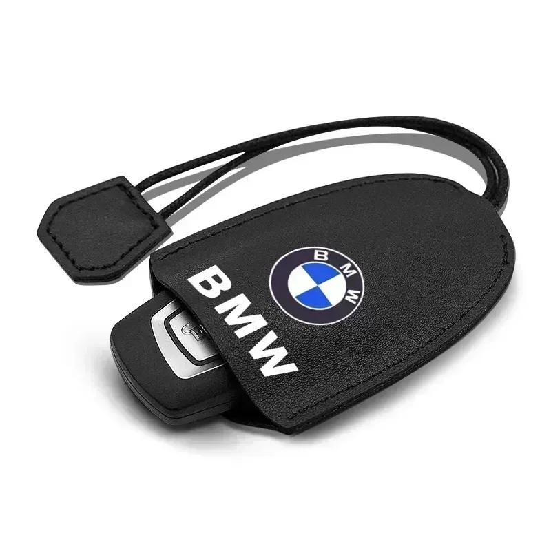 2025 Car For BMW High Quality Leather Car Key Holder Key Case Key Bag For BMW 1 3 5 Series X1 X4 X5 X7 G20 G38 F20 F39 F48 E46 E