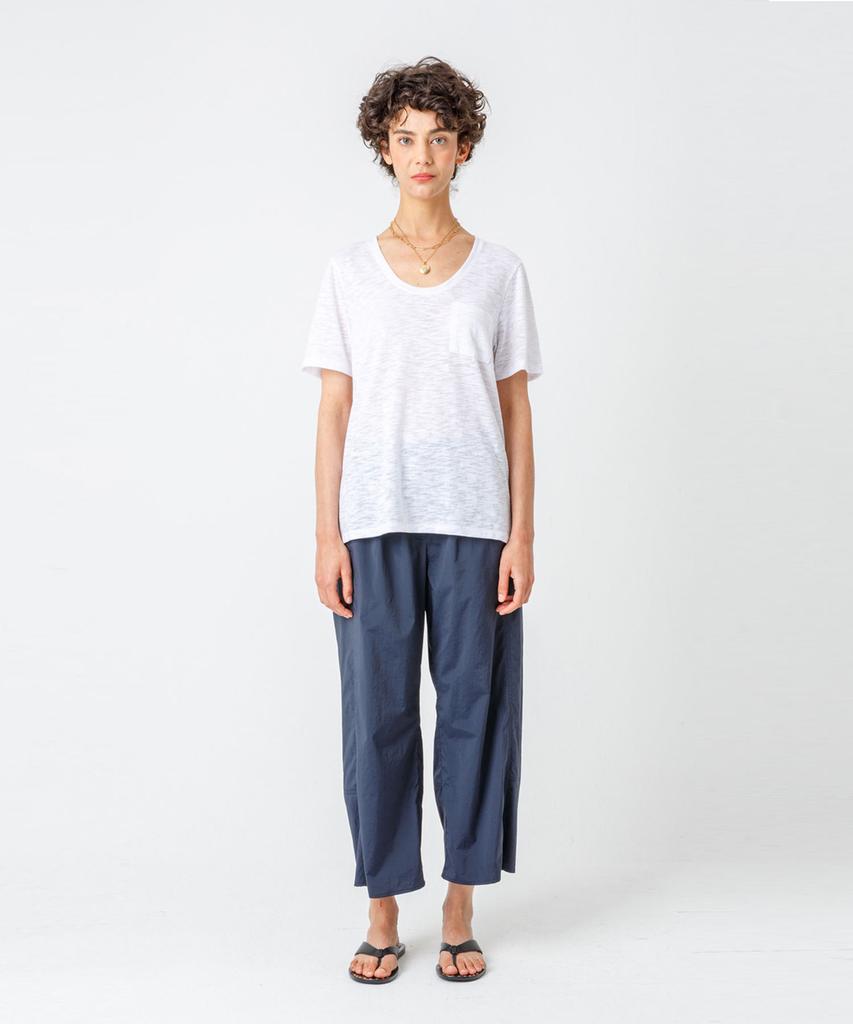 PAGE Pocket U-Neck T-Shirt_White