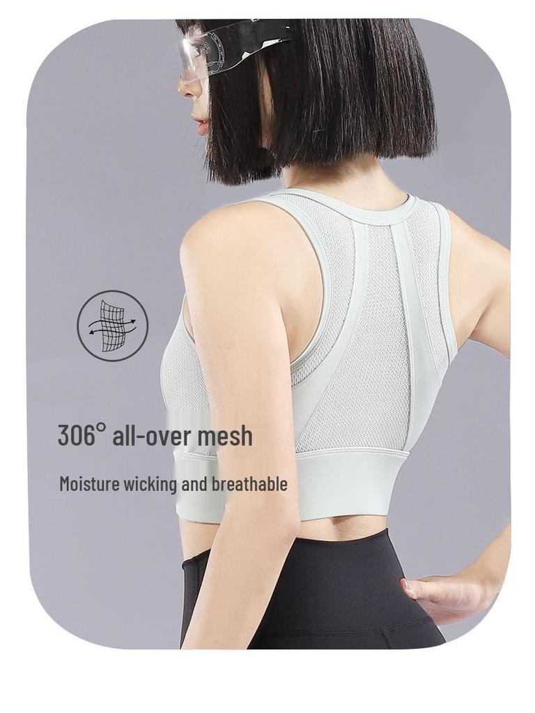 Women's Shockproof High-Intensity Sports Bra for Running & Yoga