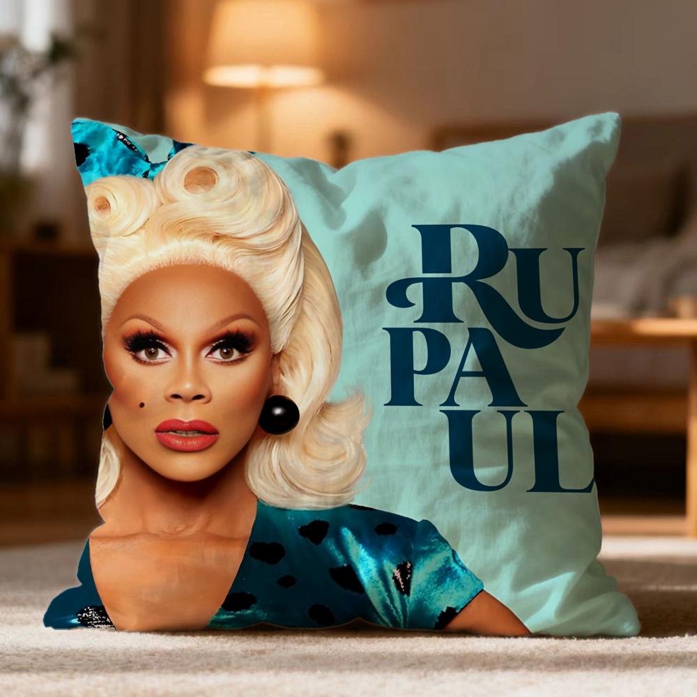 Federa Cuscino Fashion R-RRuPaul Morbida Lavabile per Divano Letto Viaggio Ufficio