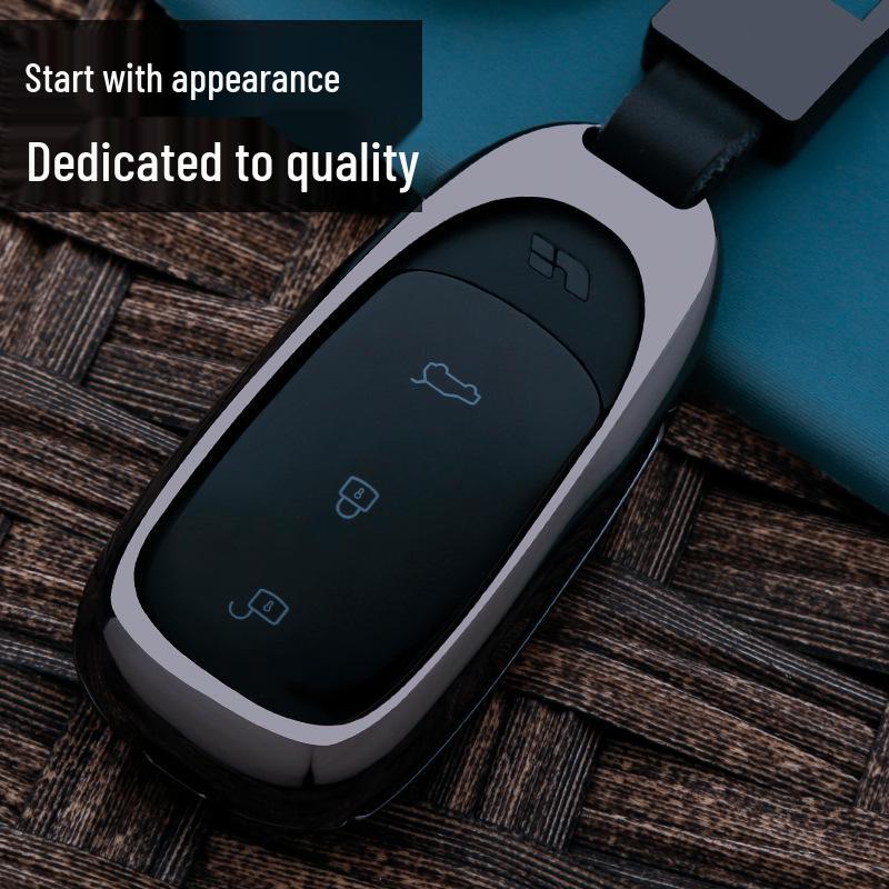 High-End Metal Full Coverage Car Key Case for 2022 Model
