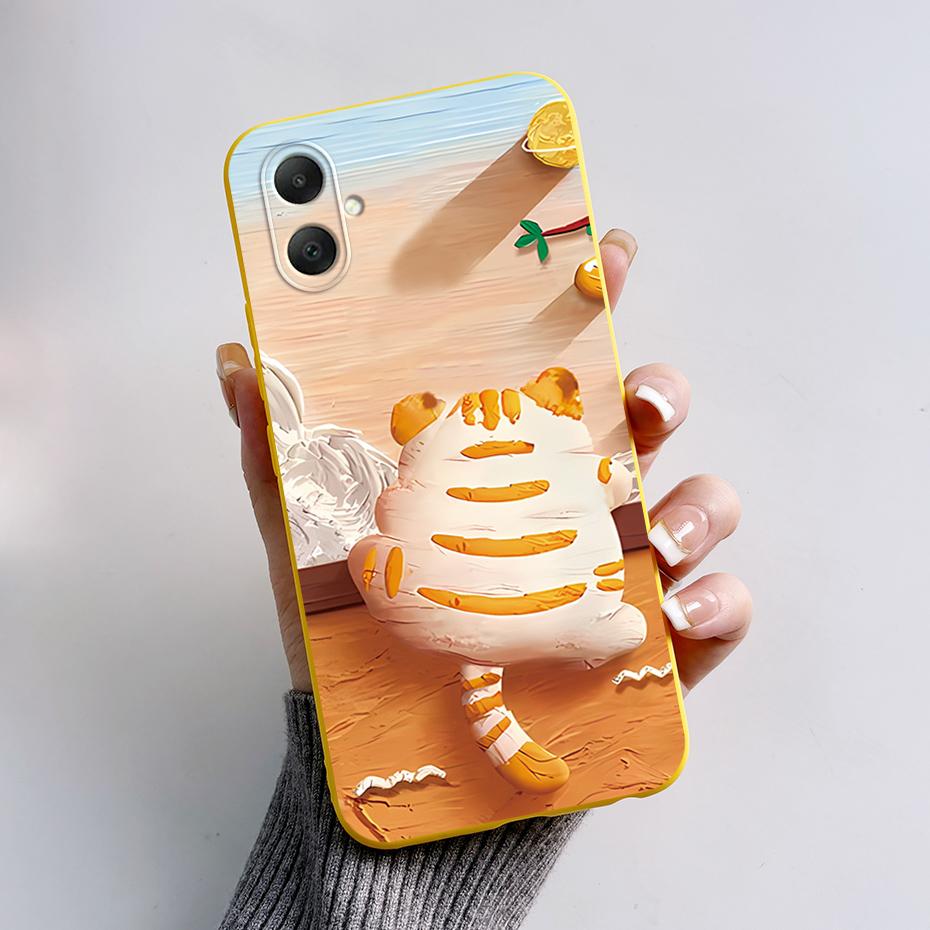 For Samsung Galaxy A06 Case A065F A065M Cute Cat Cartoon Bear Frog Soft Silicone Back Cover For Samsung A06 SamsungA06 4G Case