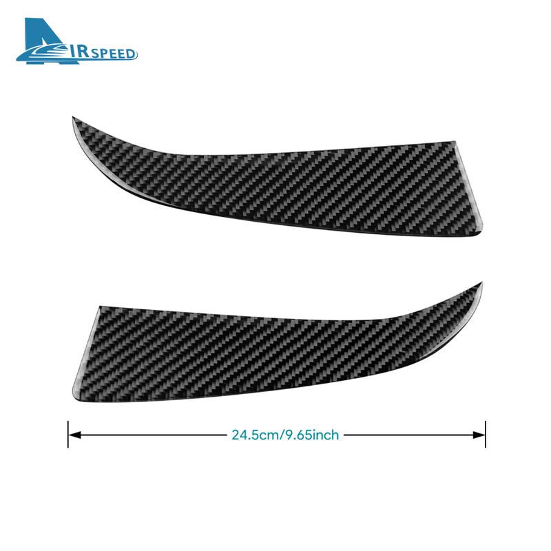 Real Soft Carbon Fiber Car Center Control Gear Side Decor Sticker For Subaru WRX/WRX STI   Interior Trim Accessories