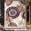 Mandala (19) Theme Custom Tapestry Personalized Custom Name Text Wall Hanging Tapestry Home Decor Background Cloth