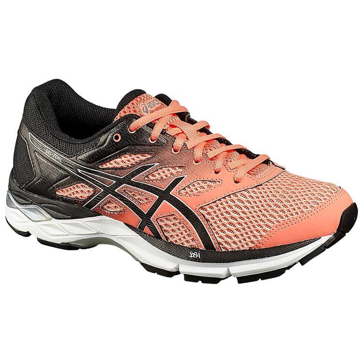 Asics Gel-Zone 6 Cushioning Durable Breathable Low-Top Running Shoes Women sneaker Orange Black 1012A496-700