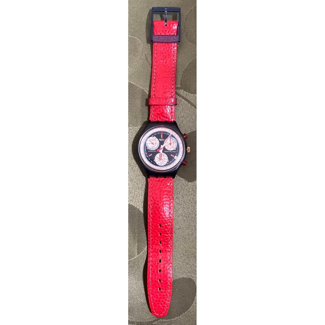 Used Junk item swatch Swatch red operation not confirmed scm403?
