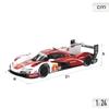 Bburago Escala Porsche 963 2024 24 Horas de Le Mans Corrida de Resistência Inscrição Modelo de Carro Diecast 1/24 #6 Vermelho/Branco / 18-28042
