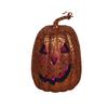 Glowing Hollow Pumpkin Halloween Decorations - Plastic Lighted Pumpkin with LED Light for Indoor Outdoor Fall Party Scene Holiday Decoration