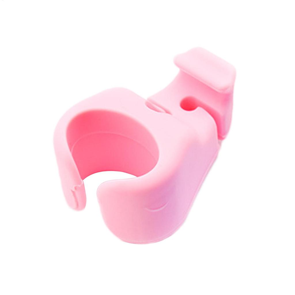 pink Portable Handheld Fan Clip Holder Summer Outdoor Cooler Fan Holder Fan Clamp Hands Free Tool For Umbrella Parasol