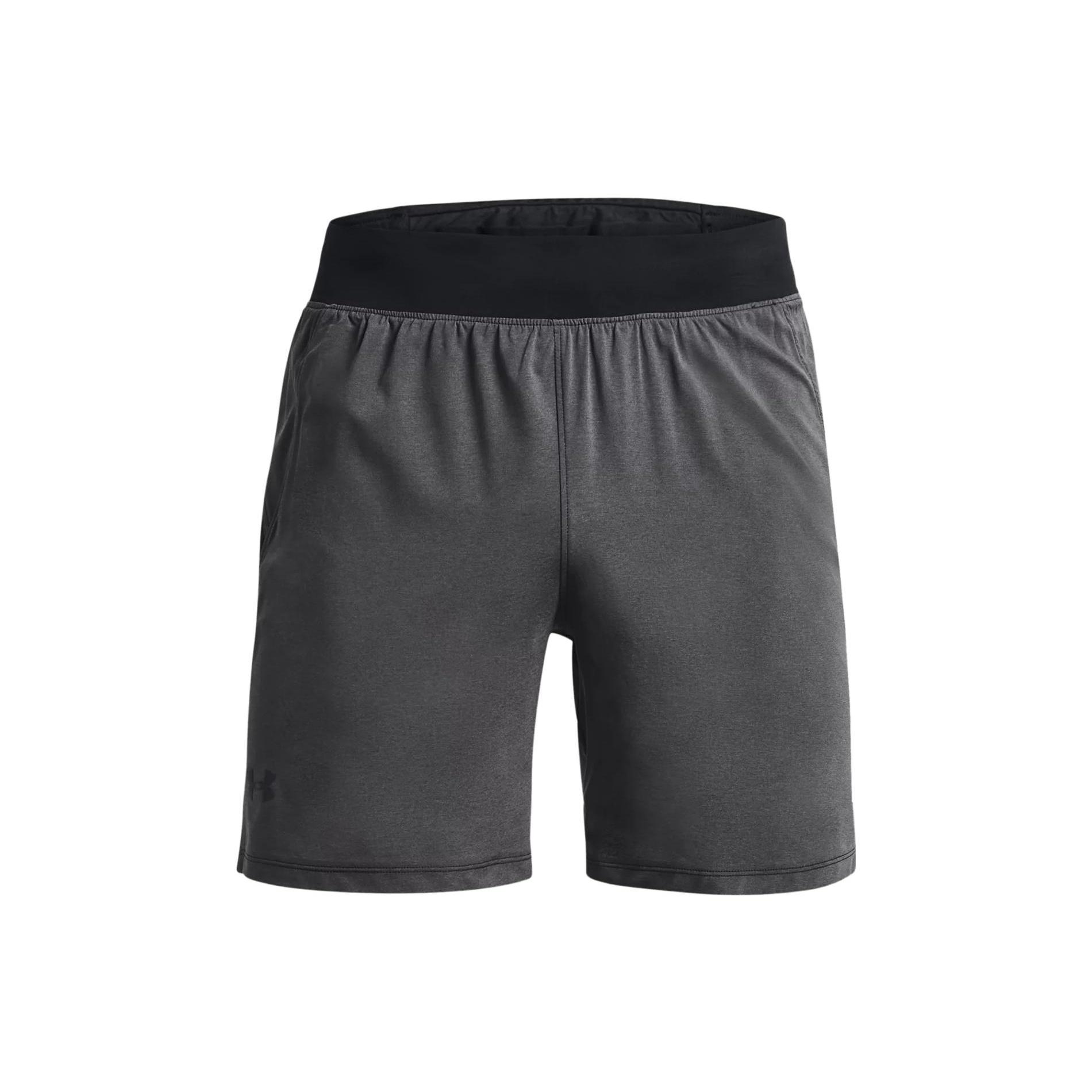 Under Armour Launch Elite 7 inch Shorts Black Grey Men s 1376510-001 M
