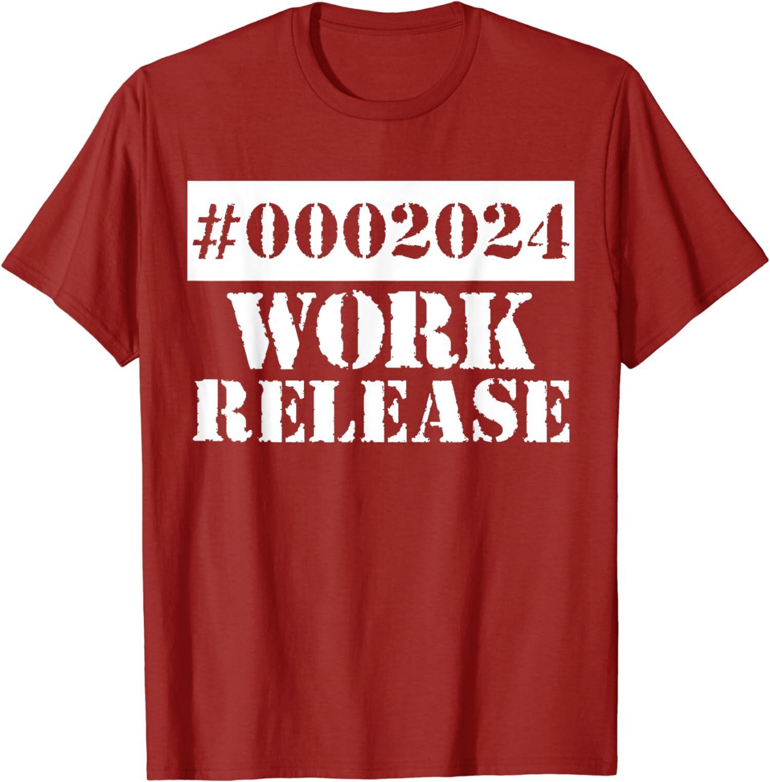 2024 Work Release Funny Retirement 2024 Retired Gift Unisex T-Shirt S разноцветный