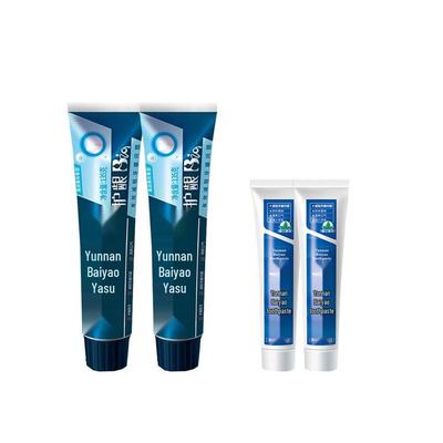 Yunnan Baiyao Active Peptide Fresh Mint & Spearmint Toothpaste Set