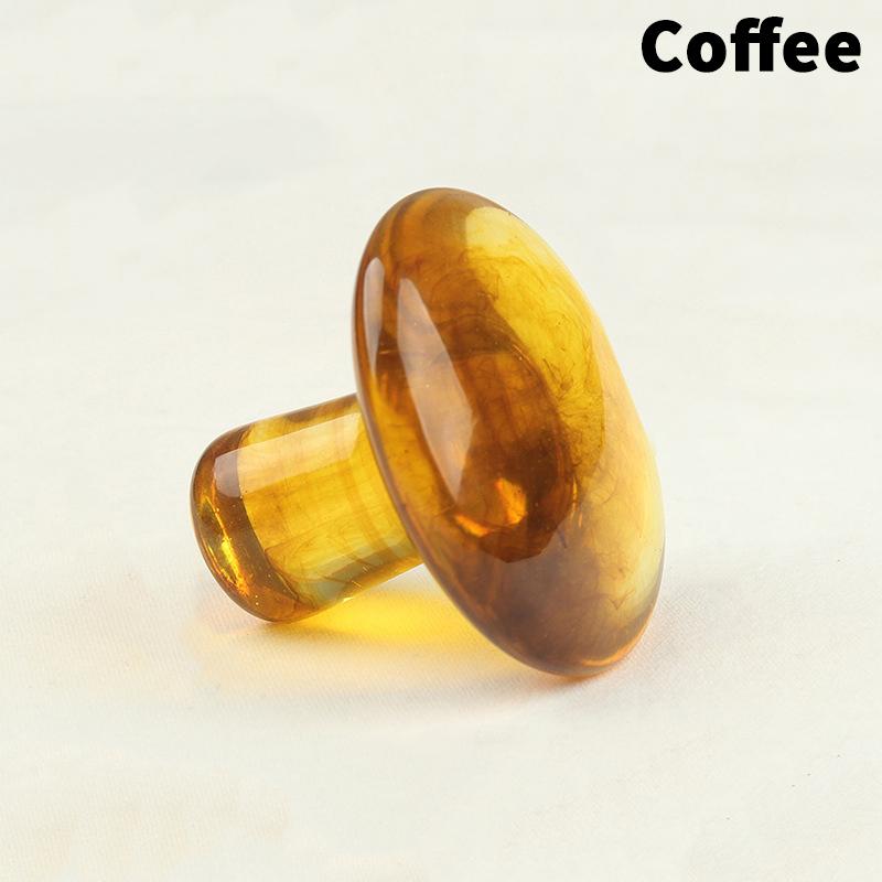 

Грибовидный Гуа Ша Массаж для Лица Расслабление Уход за Кожей Инструмент из Смолы Подтяжка Лица Удаление Морщин Портативный Ручной Массажер кофейный