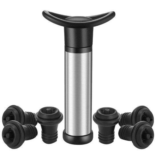 

Красное вино Сохранитель Свежести Вакуумный Воздушный Насос с 6 Силиконовыми Пробками для Бутылок