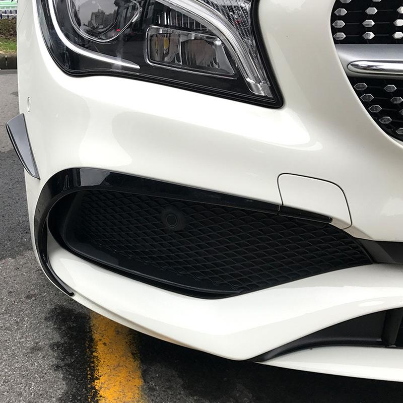 2016 To For Mercedes-Benz W117 CLA Class CLA200 CLA250 CLA260 AMG Front Bumper Canard Splitter Spoiler Air Knife Cover Trim