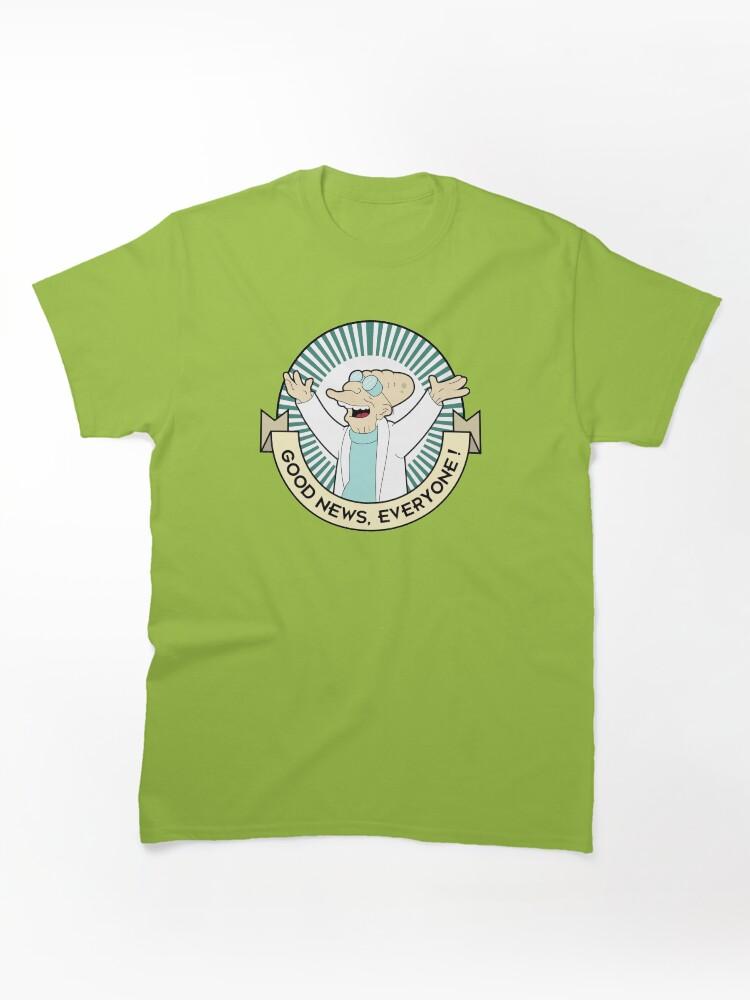 Milo Murphy's Law Professor Farnsworth - Good News Everyone! Classic Unisex T-Shirt