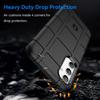 Phone Case for Samsung Galaxy A34 5G,Rugged Square Grid Texture Shockproof Soft TPU Back Cover