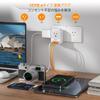 TESSAN Australia 4 AC 2 and 1 Convenient Outlet Converter Plug for International Compatible with New and More Adapter, Outlets, USB-C USB-A Ports,