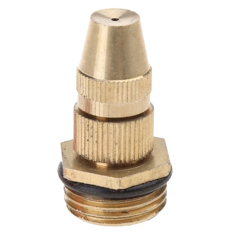 1/2" Brass Atomizing Spray Fitting Connector Misting Nozzle Filter Garden Irrigation Mounting Water Sprinkler Nozzle