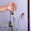 Natural White Crystal Buddhist Beads with Vajra Pestle - Elegant and Clear