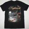 T-shirt Nera a Maniche Corte Nightwish Concert Tour Tutte le Taglie N2309_09