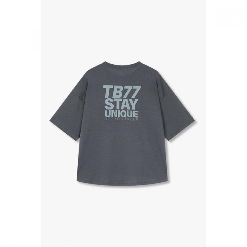 STudio Tomboy Unique LeTTering ShorT Sleeve T shirT 9176222994