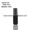 10ml Black Glass Nail Polish Bottle with Brush for Nail Art and Care
