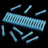 New 100 X Heat Shrink Tube Tubing Butt Wire Crimp Cable Connectors Blue Sleeing Kits
