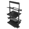4-Tier Rotating Shoe Rack Ultra-thin Side-mounted Household Stainless Steel Flip Large-capacity Cabinet Space Saving Storage for