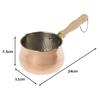 Nagao Pure Copper Milk with Polishing Made in Japan Tsubame-Sanjo Pan, 700ml, Agent,