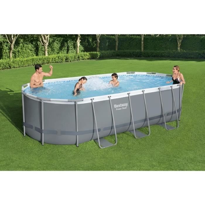 Piscine hors sol Power Steel Ovale 549x274x122 cm Bestway