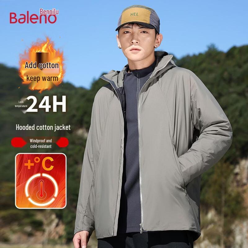 Baleno Men s Warm Hooded Windproof Workwear Jacket M