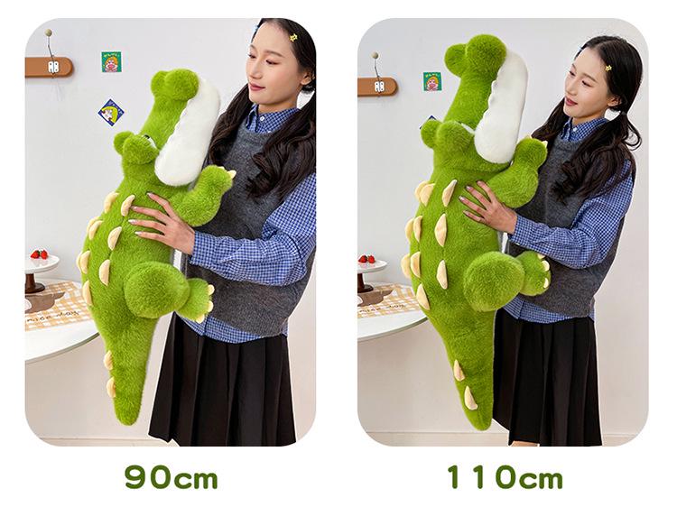 Mr. Crocodile Cartoon Plush Toy – Children's Birthday Gift, Hug Pillow, Home Decoration