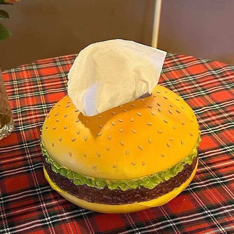 Hamburg Taschentuchbox Simulation Kreativität ist Okay, Retro Wohnzimmer Schublade Papierbox, Zuhause Spaß Dekoration Ornamente