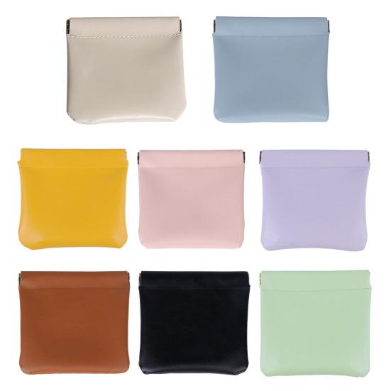 3/4/6/8ks Malé pouzdro Umělá kůže Zapínání na zapínání Organizér Taška Sada Úložná peněženka na make-up Šperky Elektronické kabely Sluchátka