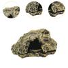 Reptile Hideout Basking Decorative Resin Rock Hides for Turtles Gecko Snakes Aquarium Decoration