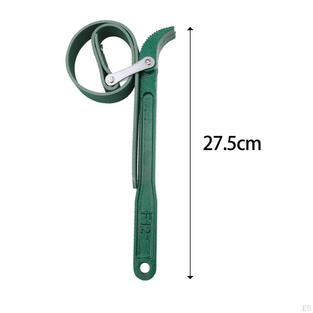Strap Wrench Engine Opener High Carbon Steel Handle Auto Tools Multipurpose Removal
