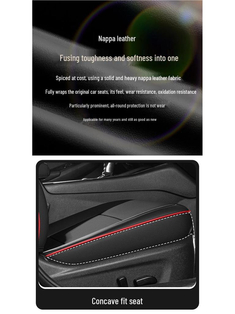 Nissan Kicks All-Season Leather Seat Covers, Full-Coverage Cushions for Five Seats