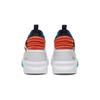 Anta Comfortable Non-Slip Shock Absorbing Wear-Resistant High-Top Kids Skate Shoes Kids Skate Shoes White Blue Orange 312248003-9