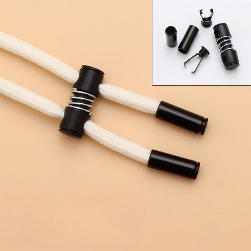 1 Set Strong Elastic Band Sweatpants Waist Drawstring Strap with Cord Lock Stopper DIY Sewing Band Accessories