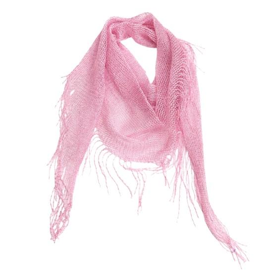 Hip Hop Headscarf Multi-Use Turban Triangle Scarf with Tassel Design Glossy