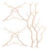 6Pcs Artificial Antler Branches Unique Visual Effect Halloween Decorations DIY Headband Branches Creative Layout Props
