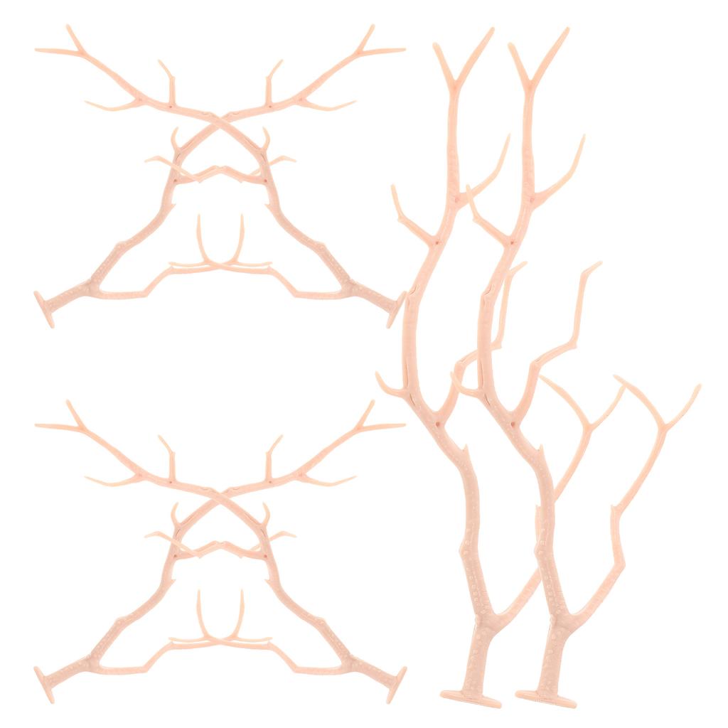6Pcs Artificial Antler Branches Unique Visual Effect Halloween Decorations DIY Headband Branches Creative Layout Props