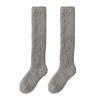 Coral Fleece Knee High Socks Thickened Coral Fleece Socks New Fuzzy Long Socks  Home Lounging