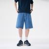 Classic Blue Retro Vintage Denim Shorts Boys Summer New Loose Straight Pants Casual Five-point Pants